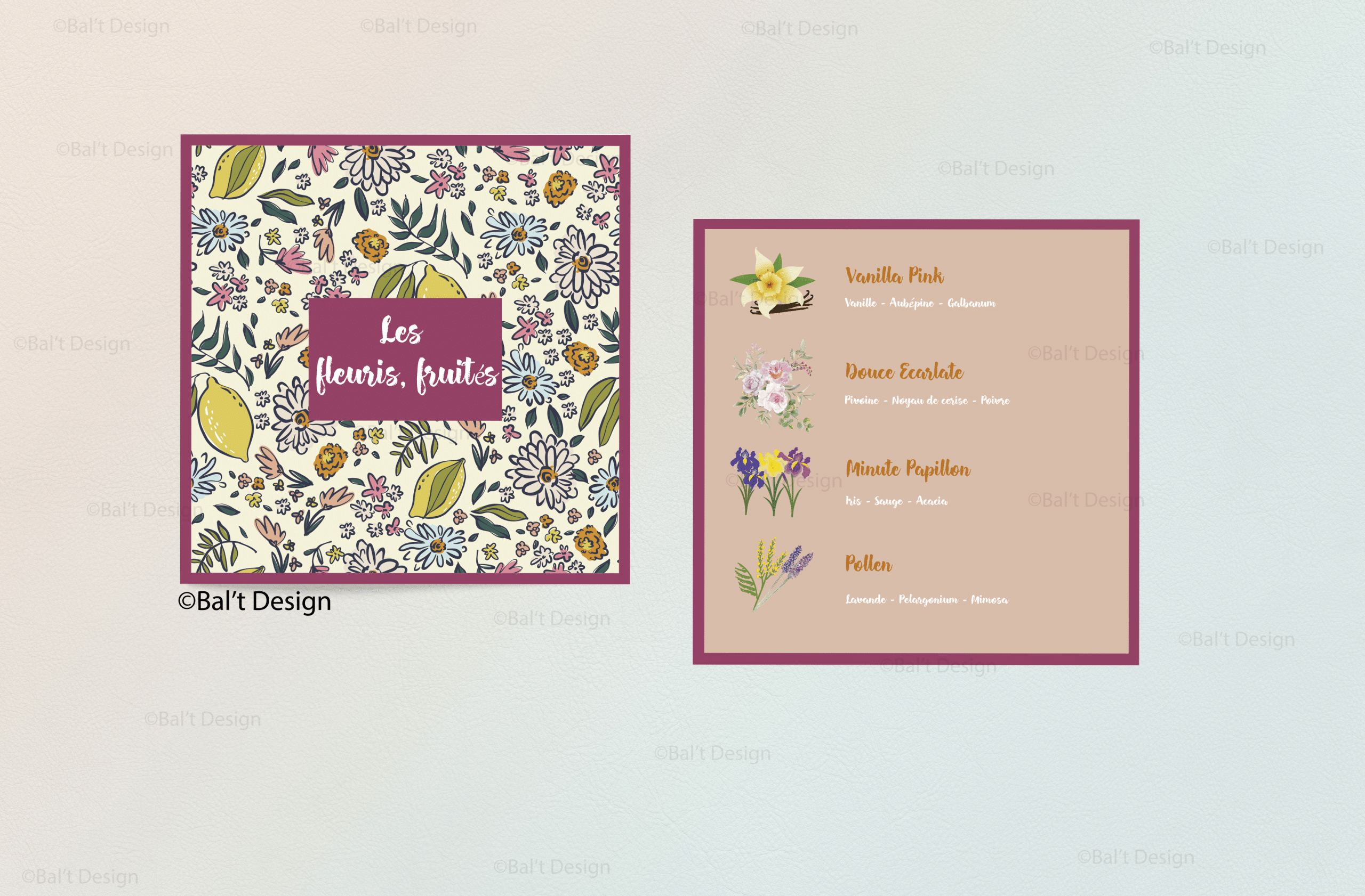 Mock up Carton parfum Essences Absolues