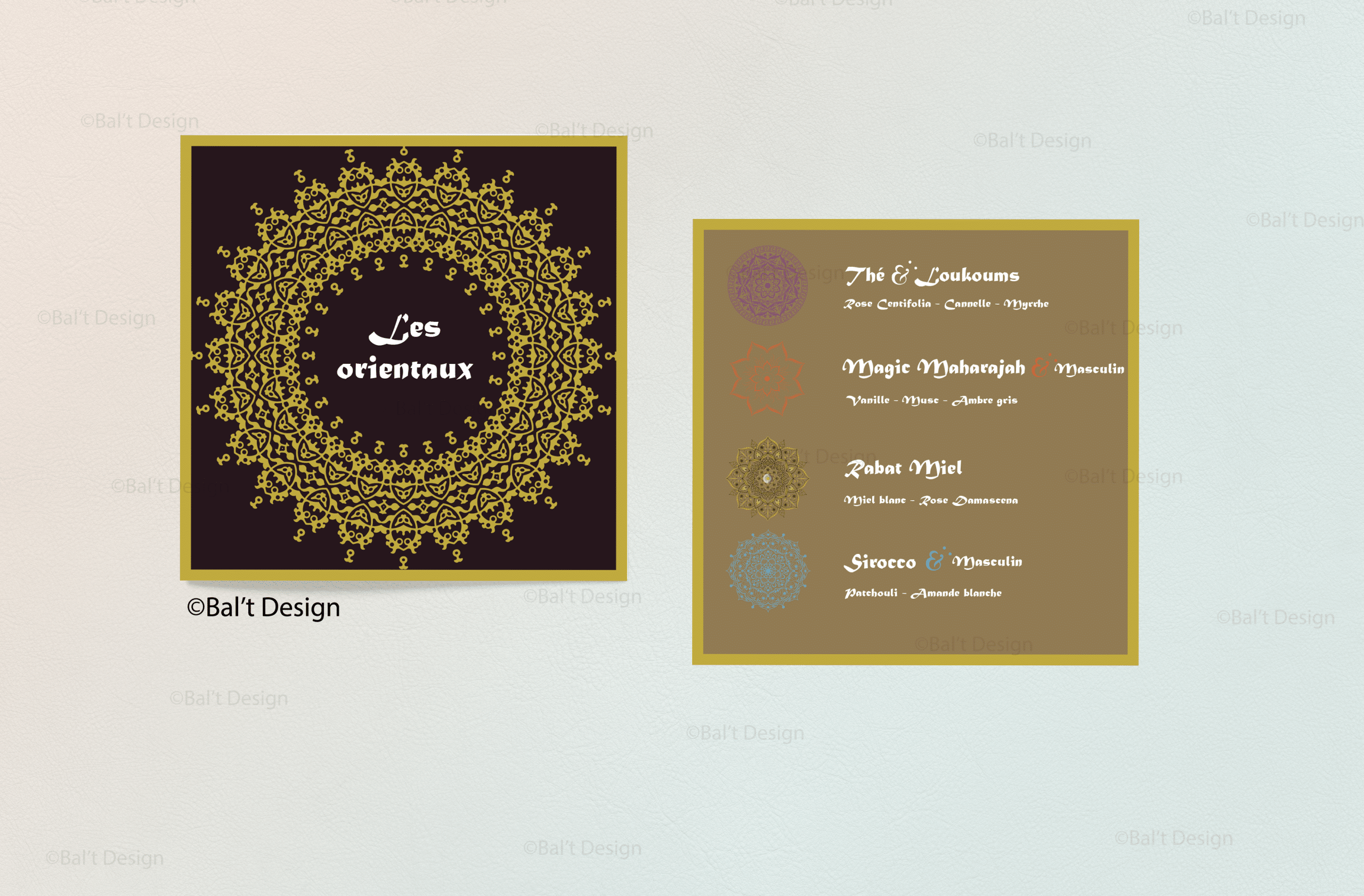 Mock up Carton parfum Essences Absolues