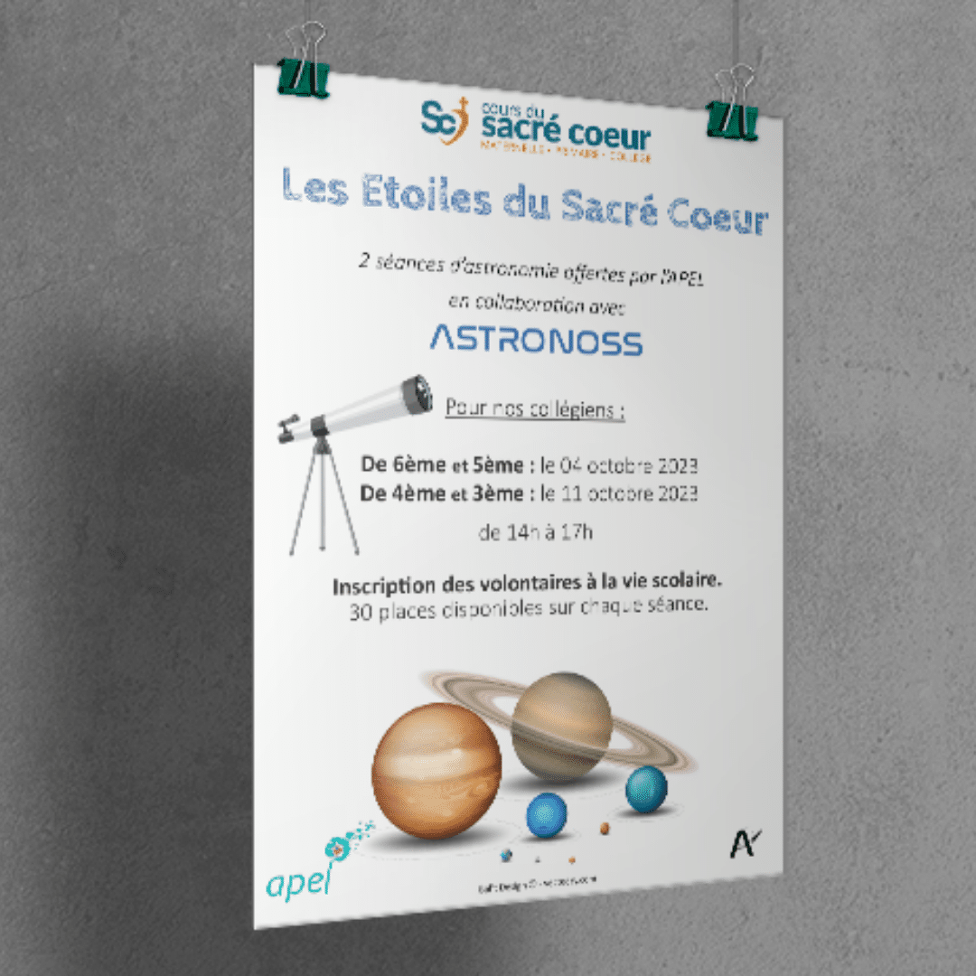 Mockup Affiche Astronomie