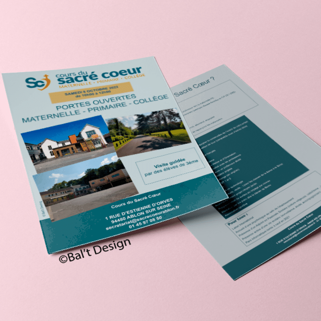 Mockup Portes Ouvertes 2022 Ecole Sacré Cœur Ablon