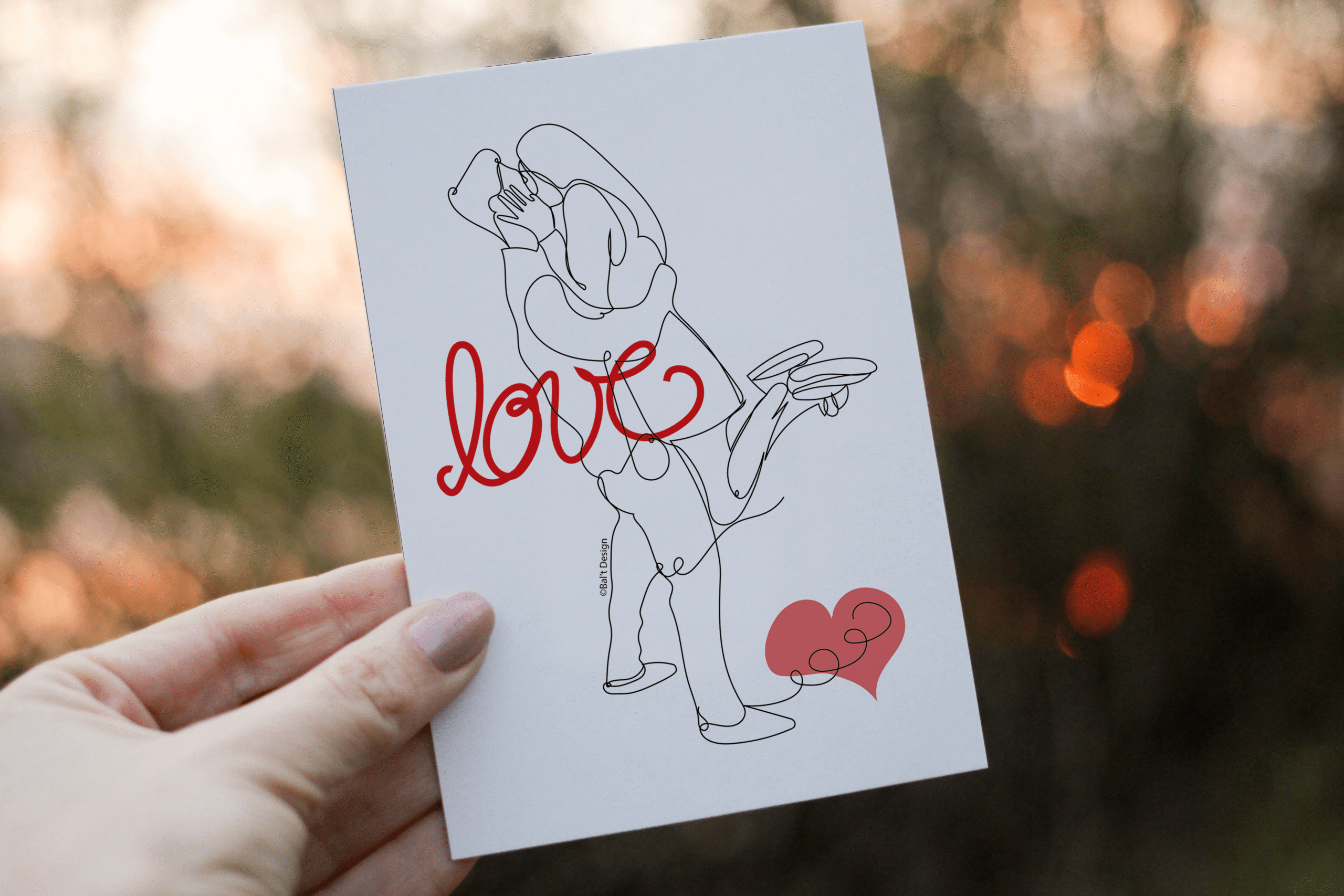 Carte "Un peu d'amour !"