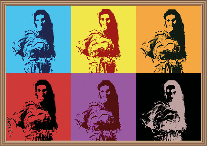 Montage photo diverses couleurs de la silhouette de Bal't Design