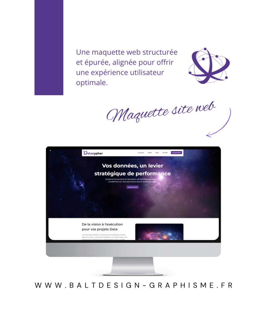 Mise en situation maquette site web