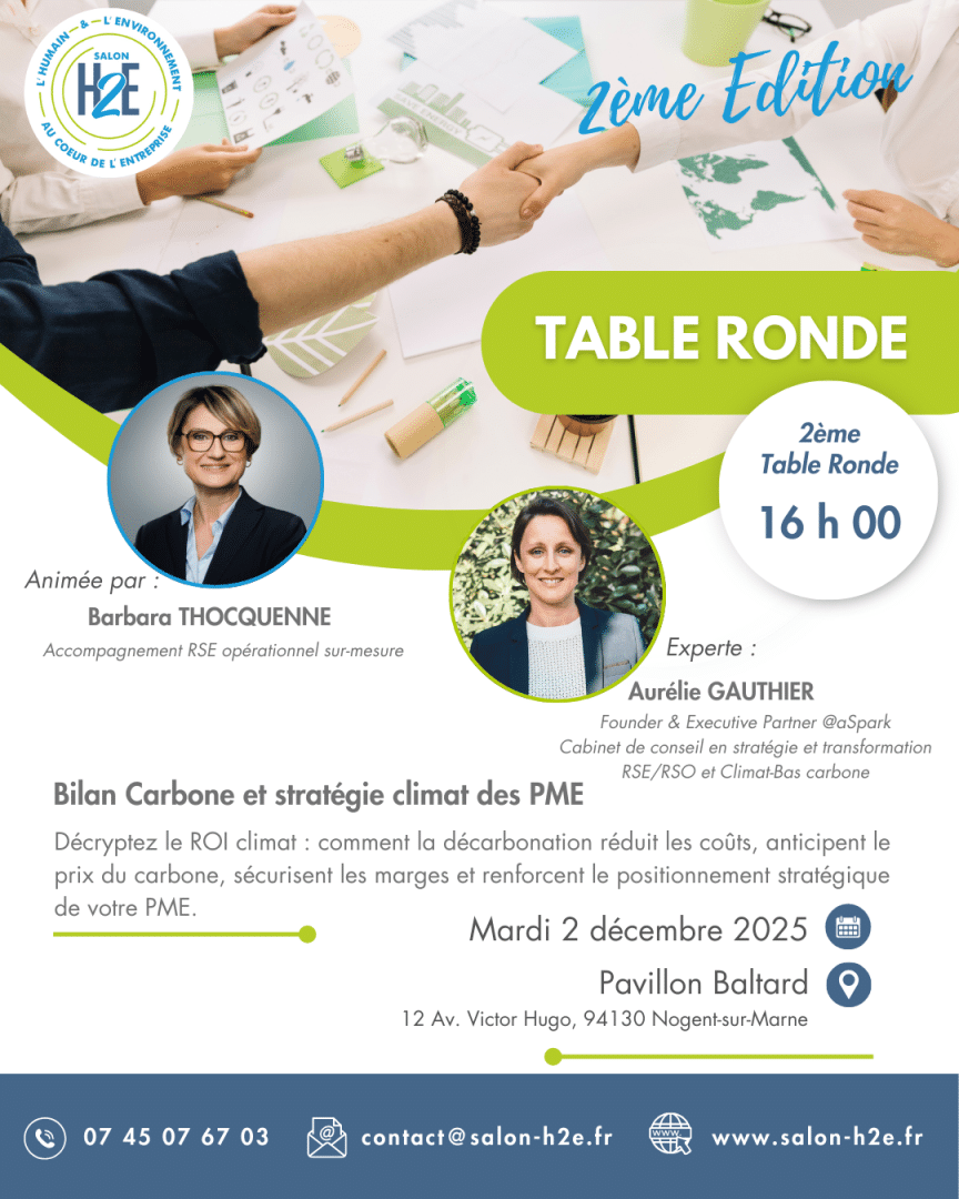 Présentation de la 2eme table ronde.