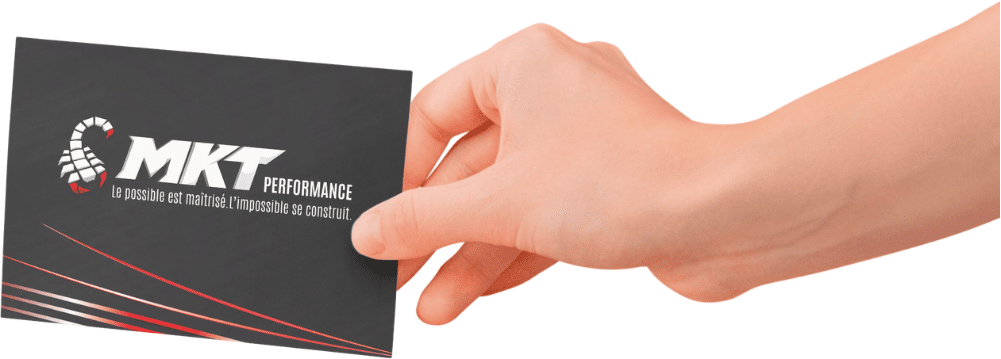 Mise en situation carte de visite MKT Performance