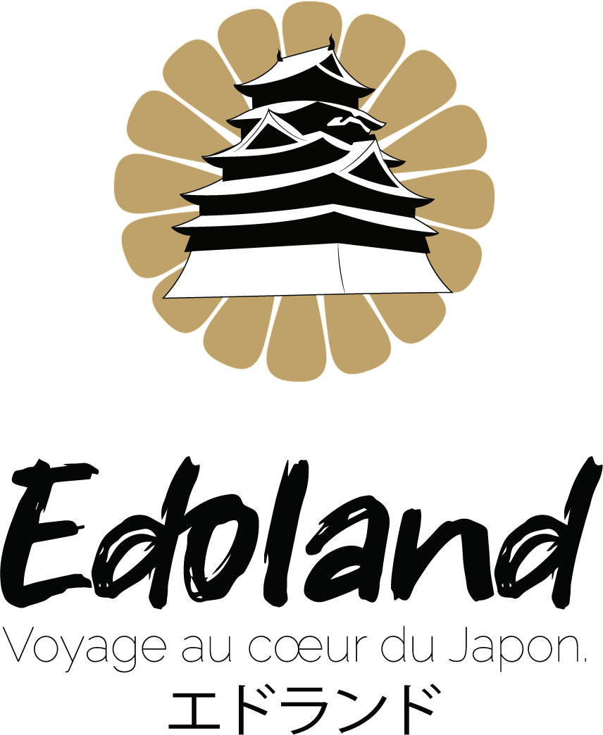 Chrysanthème et château japonais